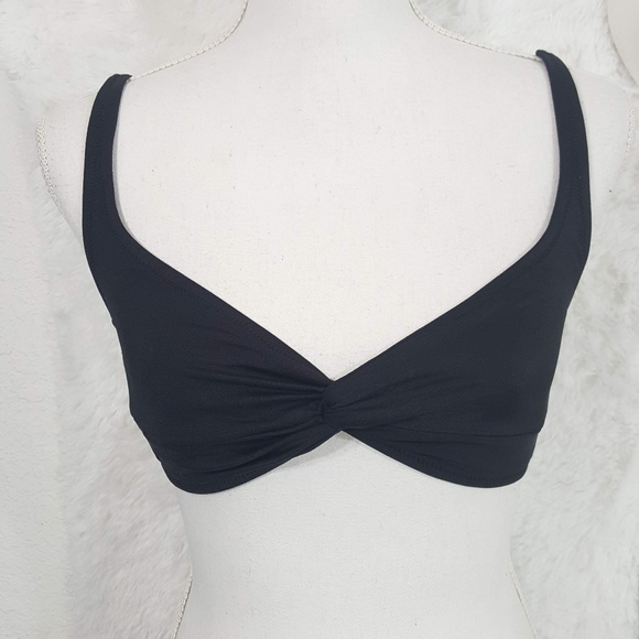 J. Crew Other - J Crew Black Bikini Top Sz M #253